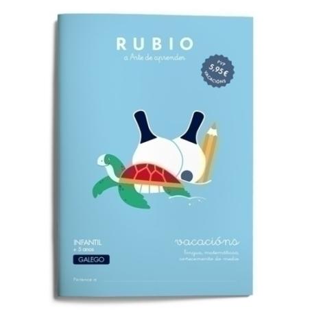 CUADERNO RUBIO GAL.VACACIONS INF.+5 AÑOS - Pack de 5 unidades
