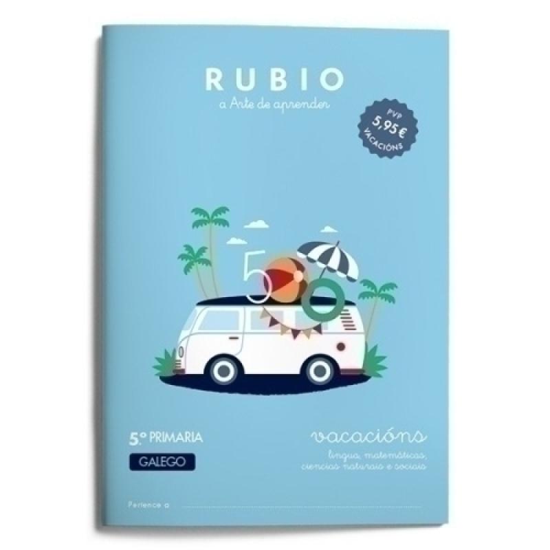 CUADERNO RUBIO GAL.VACACIONS 5º PRIM. - Pack de 5 unidades