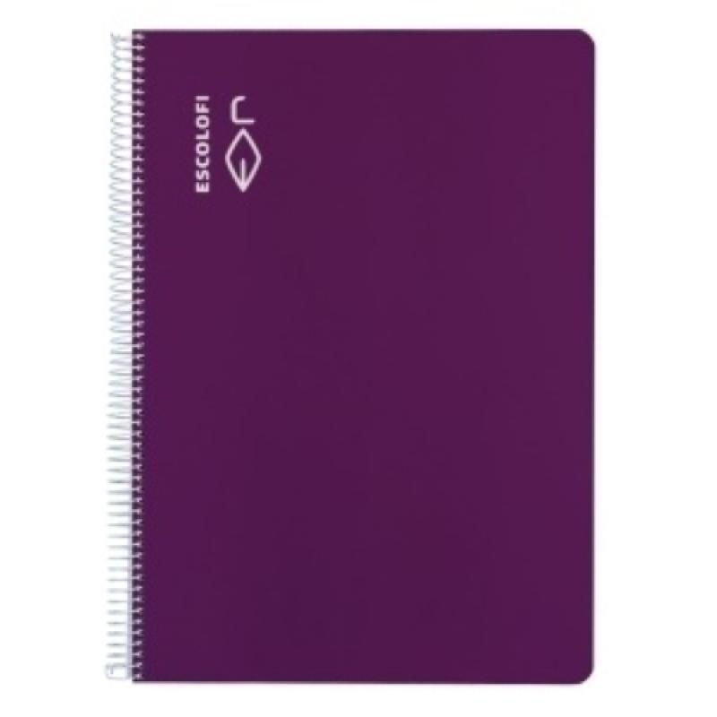 BLOCK ESCOLOFI Fº 50h CD.5 70g VIOLETA - Pack de 5 unidades