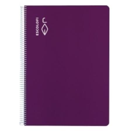 BLOCK ESCOLOFI Fº 50h CD.5 70g VIOLETA - Pack de 5 unidades