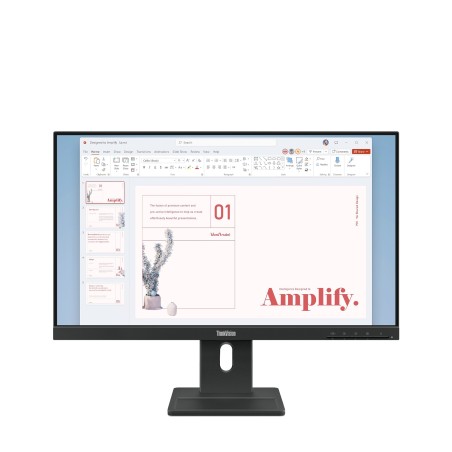 Lenovo ThinkVision E24-40 pantalla para PC 60,5 cm (23.8") 1920 x 1080 Pixeles Full HD LCD Negro