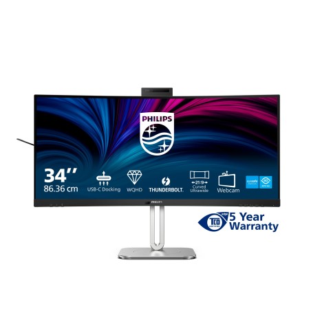 Philips 6000 series 34B2U6603CH 00 pantalla para PC 86,4 cm (34") 3440 x 1440 Pixeles Wide Quad HD LCD Gris