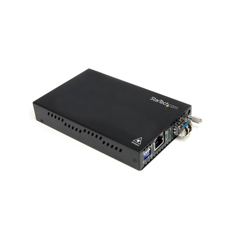 StarTech.com Conversor de Medios Gigabit a Fibra Multimodo Modo 1000Mbps LC 550m
