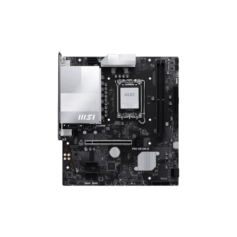 MSI PRO H810M-B placa base Intel H810 LGA 1851 (Socket V1) micro ATX