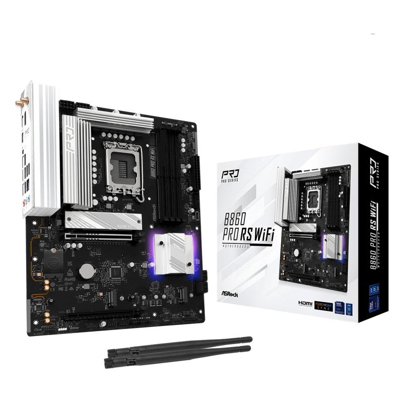 B860 Pro RS WiFi Intel B860 LGA 1851 (Socket V1) ATX