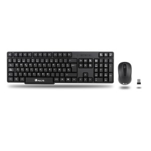 NGS EUPHORIA KIT teclado Ratón incluido Universal RF inalámbrico QWERTY Inglés Negro