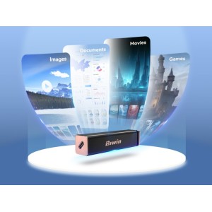 Biwin PD2000 2 TB USB Tipo C USB 3.2 Gen 2x2 Azul