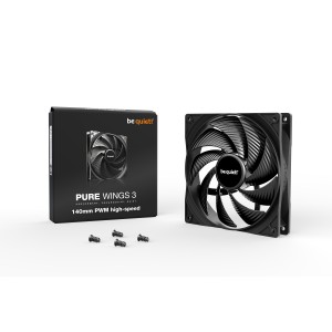 be quiet! Pure Wings 3 140mm PWM high-speed Carcasa del ordenador Ventilador 14 cm Negro 1 pieza(s)