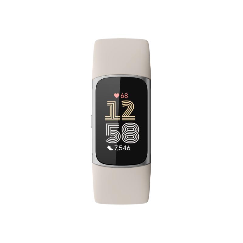 Charge 6 AMOLED Pulsera de actividad Beige, Plata