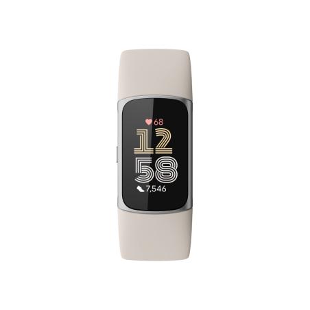 Charge 6 AMOLED Pulsera de actividad Beige, Plata