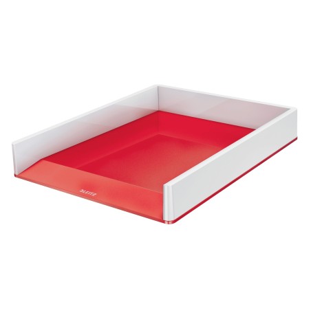 Leitz WOW archivador organizador Poliestireno (PS) Rojo, Blanco