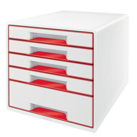 Leitz WOW CUBE Rojo, Blanco