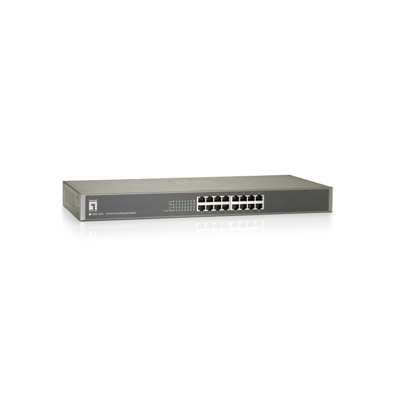 LevelOne Switch Fast Ethernet de 16 puertos