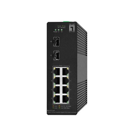 LevelOne IGS-2110P switch Gestionado L2 Gigabit Ethernet (10 100 1000) Energía sobre Ethernet (PoE) Negro