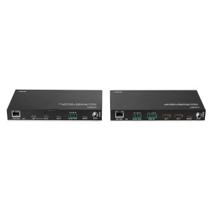 Lindy 39365 ampliador de red Transmisor y receptor de red Negro