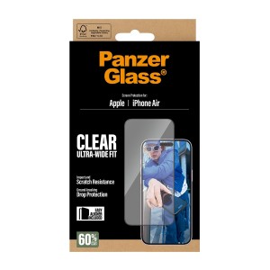 PanzerGlass ® Screen Protector iPhone Air | Ultra-Wide Fit w. EasyAligner Protector de pantalla Apple 1 pieza(s)