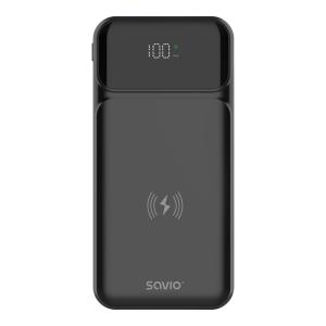 BA-09 batería externa Polímero de litio 37 mAh Cargador inalámbrico Negro