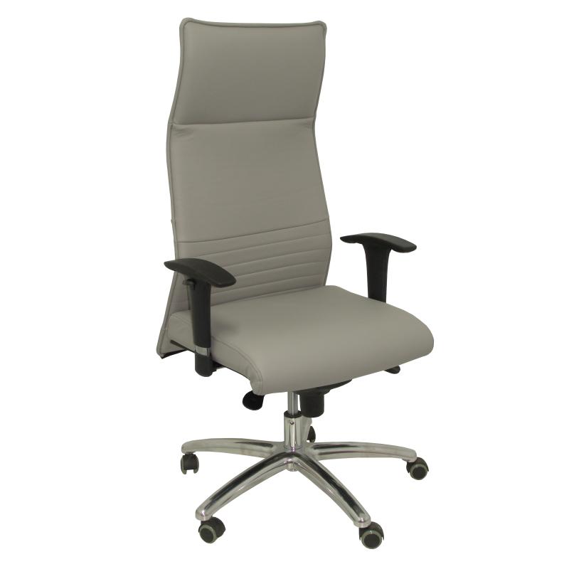 Sillón Albacete XL piel gris oscuro hasta 160kg
