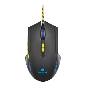 GMX-123 ratón Ambidextro Juego USB tipo A Óptico 3200 DPI