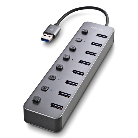 IHUB 8 USB 2.0 Type-A 5000 Mbit/s Negro