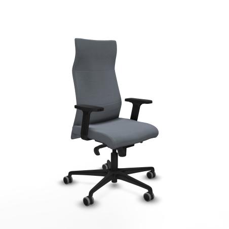 Albacete dirección sincro bali gris brazos 2D base nailon ruedas 65 engomadas