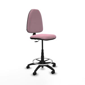 Taburete Aına CP bali rosa base poliamida ruedas nailon 50mm