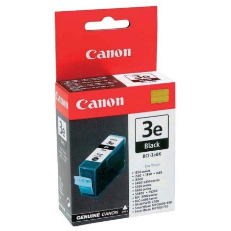 Canon BCI-3EBK cartucho de tinta 1 pieza(s) Original Negro