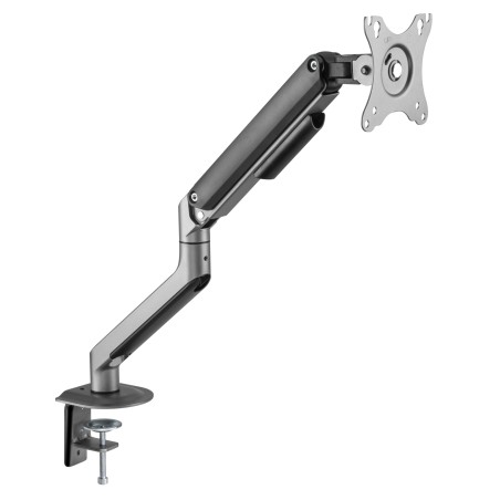 Brazo de mesa ajustable para monitor, gris espacial
