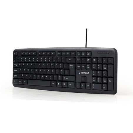 Standard keyboard, USB, Spanish layout, black
