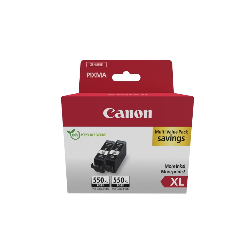Canon 6431B010 cartucho de tinta 2 pieza(s) Original Negro
