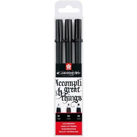TALENS SAKURA ESTUCHE 8 ROTULADORES PIGMA CALLIGRAPHER NEGRO