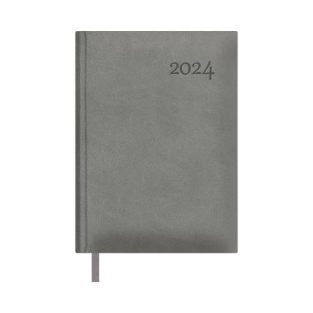12736-24 Agenda diaria 336 páginas Gris