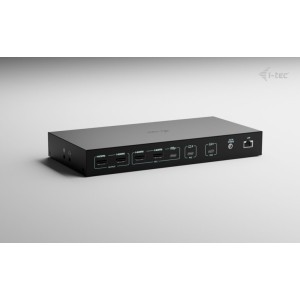 i-tec USB-C KVM Dock PRO for Three Hosts, Dual Video, with 2x Power Delivery, max 92W