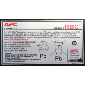 APC RBC33 batería para sistema ups Sealed Lead Acid (VRLA)