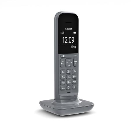 CL390 Teléfono DECT/analógico Identificador de llamadas Gris