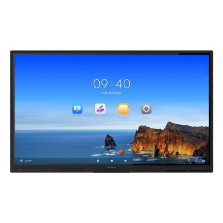 Value Series DS-D5B75RB/EL pizarra blanca interactiva 190,5 cm (75") 3840 x 2160 Pixeles Pantalla táctil Negro HDMI