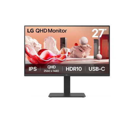 LG 27BA65QB pantalla para PC 68,6 cm (27") 2560 x 1440 Pixeles Wide Quad HD LED Negro