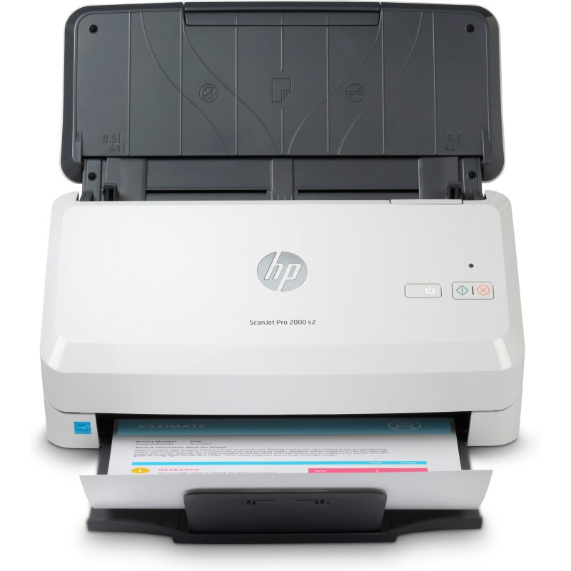 HP Scanjet Pro 2000 s2 Sheet-feed Scanner Escáner alimentado con hojas 600 x 600 DPI A4 Negro, Blanco