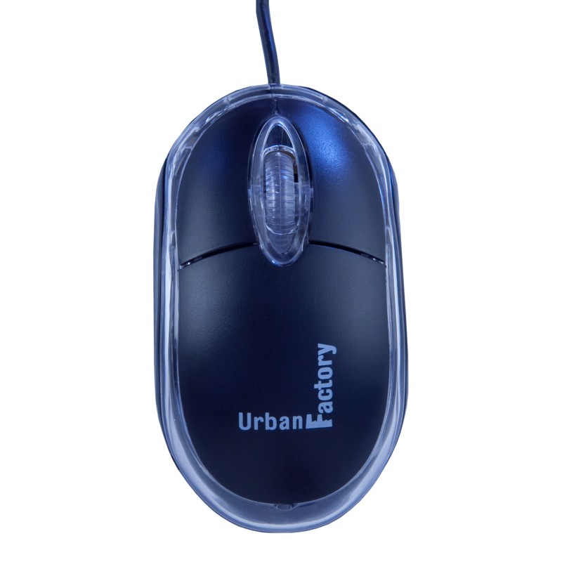 BDM02UF ratón Ambidextro USB tipo A Óptico 800 DPI