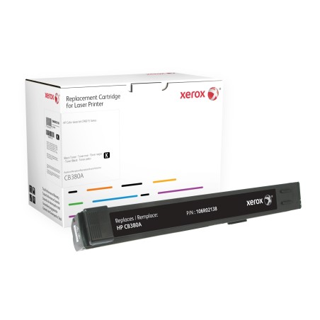 Cartucho de tóner negro. Equivalente a HP CB380A. Compatible con HP Colour LaserJet CP6015