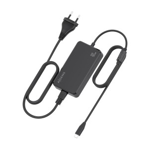 AISENS Cargador De Sobremesa GaN 90W PD3.0 1xUSB-C 1.8m, Negro