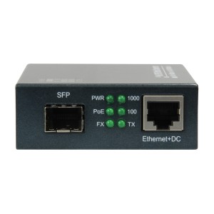 LevelOne GVT-2012 convertidor de medio 1000 Mbit s Negro
