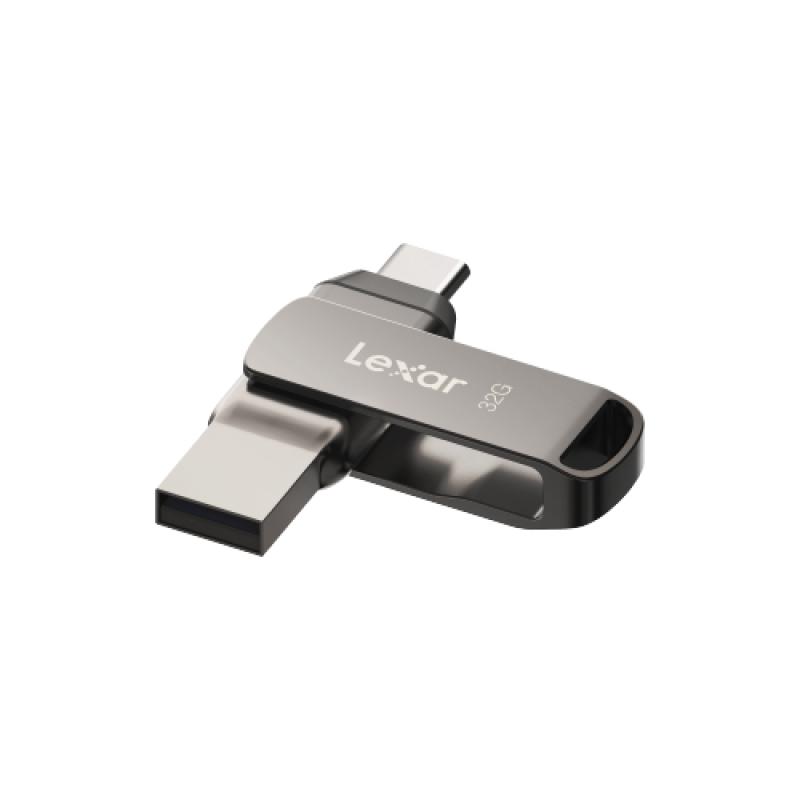JumpDrive Dual Drive D400 unidad flash USB 32 GB USB Type-A / USB Type-C 3.2 Gen 2 (3.1 Gen 2) Plata