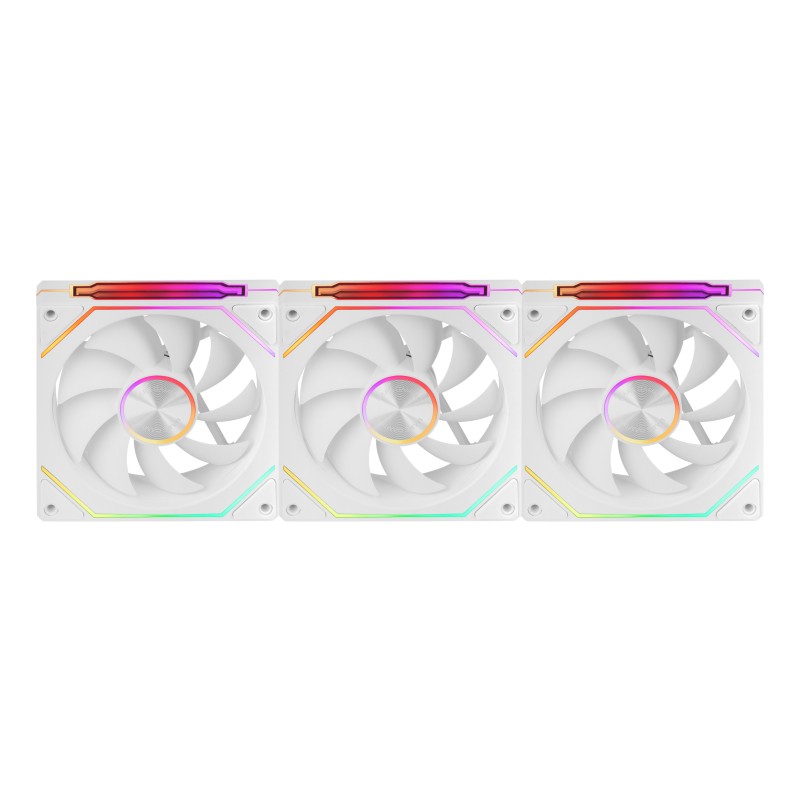 Mars Gaming MF-LINKFINITYKIT2W Carcasa del ordenador Ventilador 12 cm Blanco 3 pieza(s)