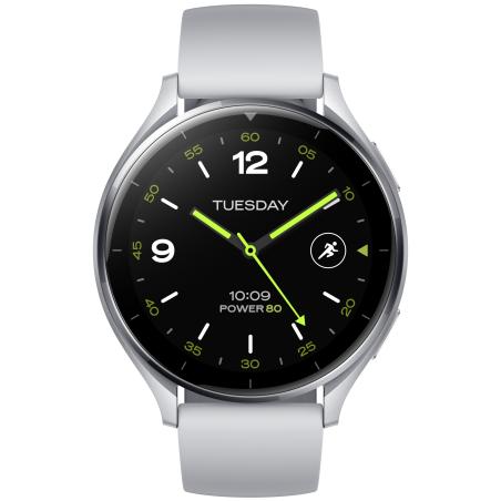 Watch 2 3,63 cm (1.43") AMOLED 46 mm Digital 466 x 466 Pixeles Pantalla táctil Plata Wifi GPS (satélite)