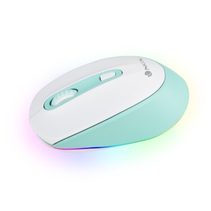 NGS SMOG MINT-RB ratón Juego Ambidextro RF Wireless + Bluetooth Óptico 2400 DPI