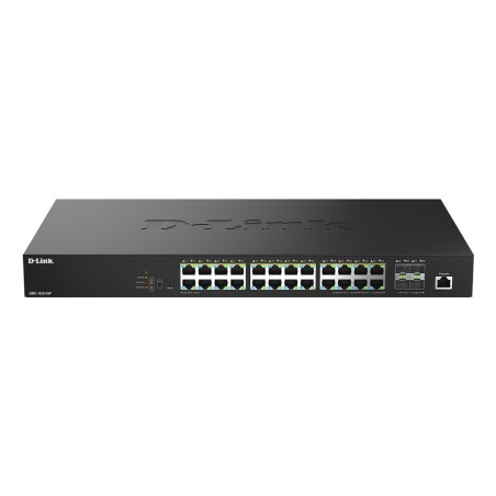 D-Link DMS-1250-28P E switch Gestionado L2 2.5G Ethernet (100 1000 2500) Energía sobre Ethernet (PoE) Negro