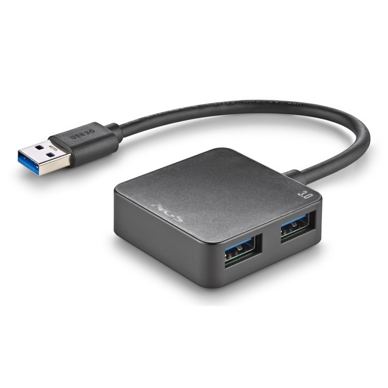 NGS IHUB 3.0 TINY USB 3.2 Gen 1 (3.1 Gen 1) Type-A 5000 Mbit s Negro