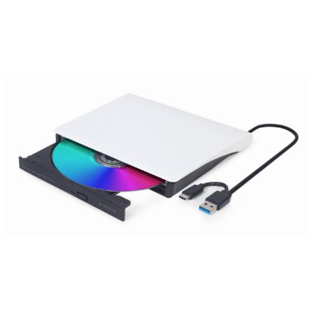 DVD-USB-031-BW unidad de disco óptico Interno DVD±RW Negro