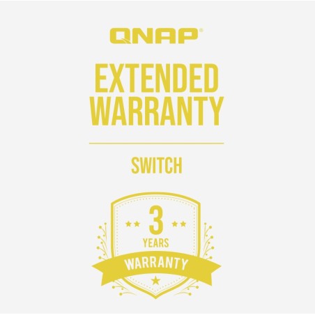 QNAP LW-SWITCH-YELLOW-3Y-EI 1 licencia(s) 3 año(s)